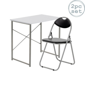 Industrial Office Desk & Chair Set - thumbnail 1
