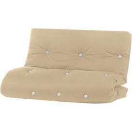 Fibre Foam Filled, Futon Replacement Mattress, Cream