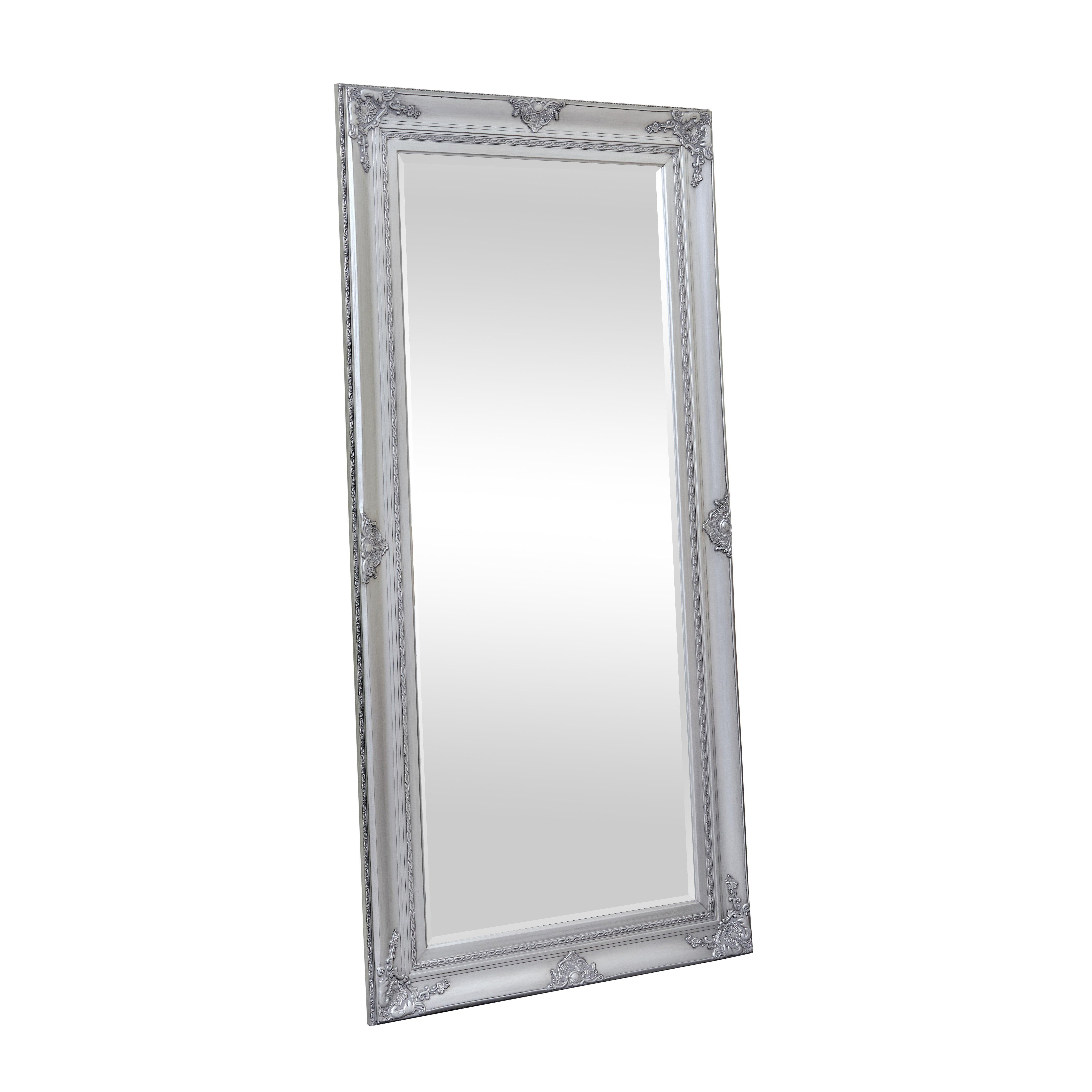 Extra Large Ornate Silver Wall/Leaner Mirror 100cm X 200cm - image 1