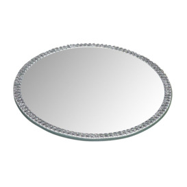 Jewelled Mirrored Display Plate - thumbnail 1