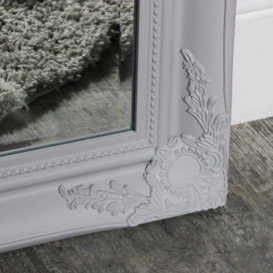 Large Ornate Grey Wall / Floor / Leaner Mirror 158cm X 79cm - thumbnail 3