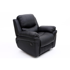 Madison Electric Bonded Leather Automatic Recliner Home Lounge Chair - thumbnail 2