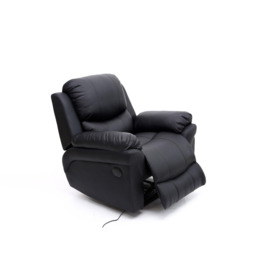 Madison Electric Bonded Leather Automatic Recliner Home Lounge Chair - thumbnail 3