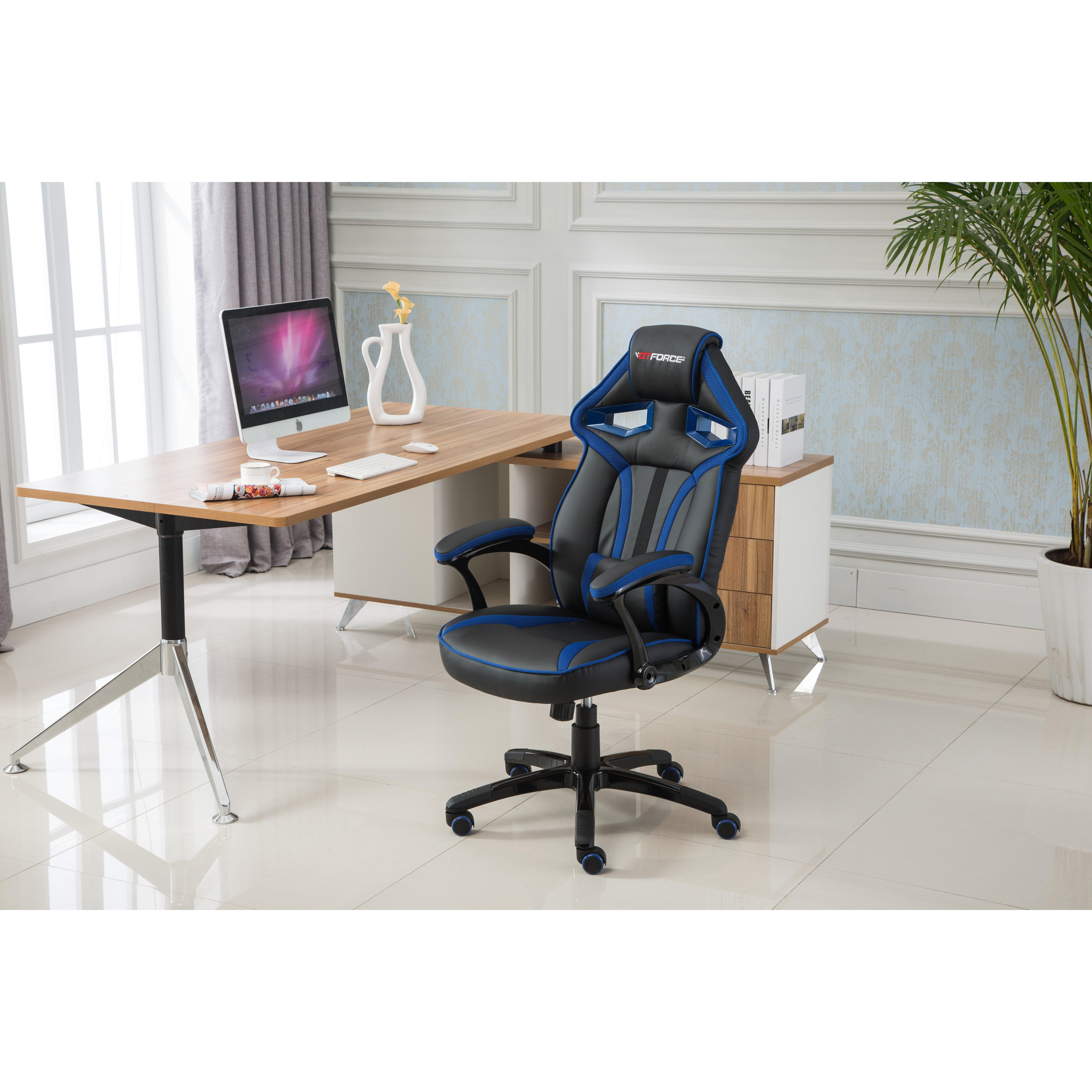 Roadster 1 Office, Adjustable Lumbar Support Faux Leather Gaming Chair - image 1
