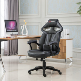 Roadster 1 Office, Adjustable Lumbar Support Faux Leather Gaming Chair - thumbnail 1