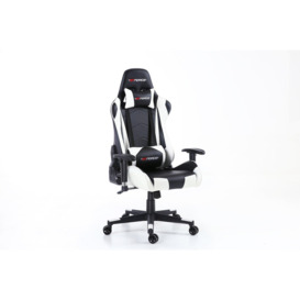 Pro FX Reclining Sports Racing Office Desk Faux Leather Gaming Chair