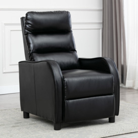 Selby Bonded Leather Pushback Armchair Gaming Recliner Chair - thumbnail 1