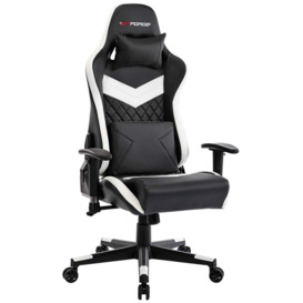 Evo SR Reclining Sports Racing Gaming Office Desk Faux Leather Chair - thumbnail 2