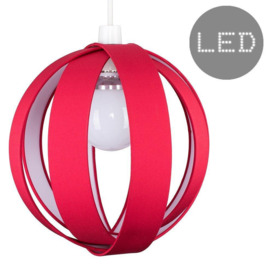 Red Ceiling Pendant Shade - thumbnail 1