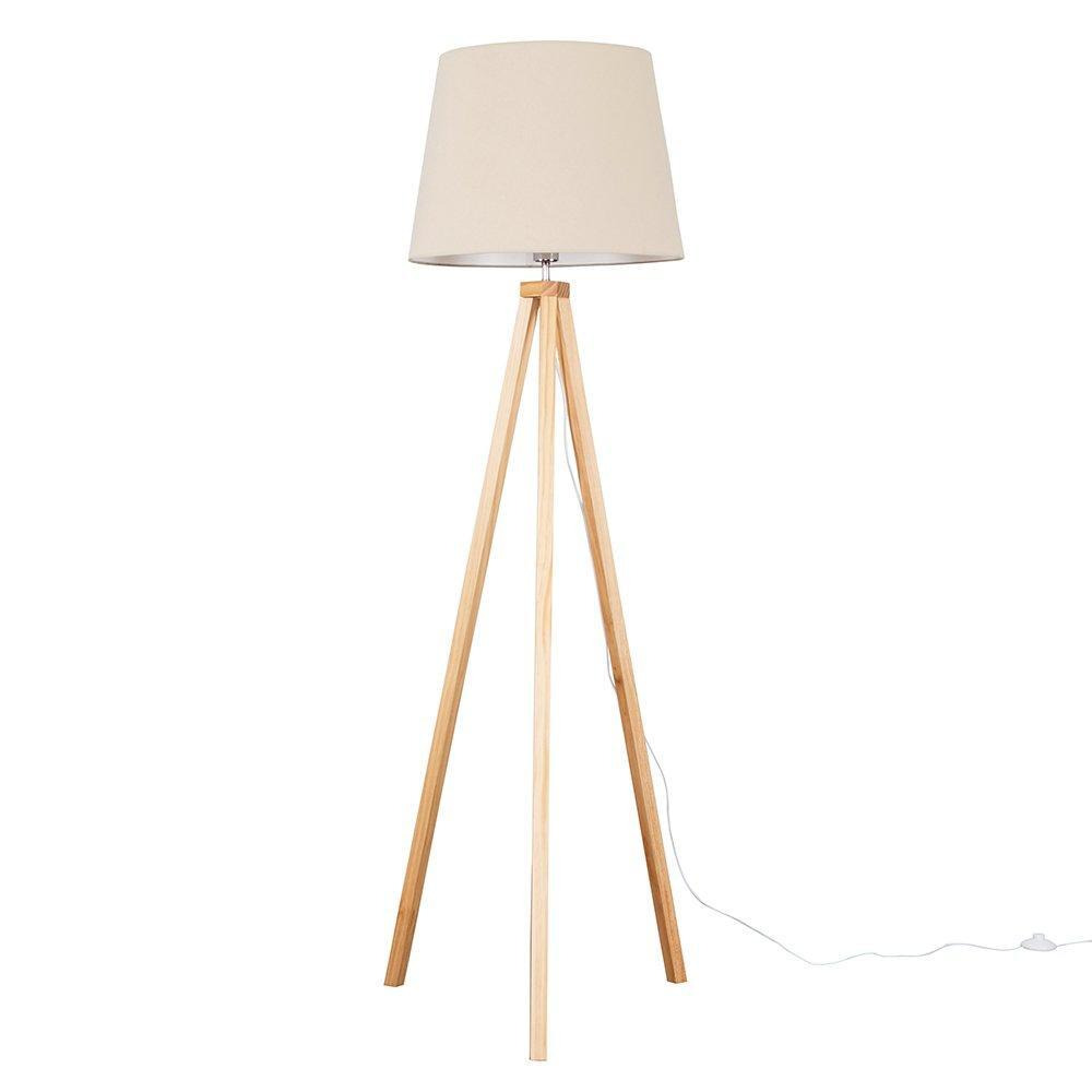 Barbro Brown Floor Lamp - image 1
