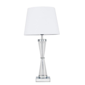 Bishop Silver Table Lamp