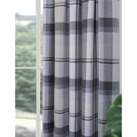 Braemar Faux Wool Fully Lined 3 Inches Pencil Pleat Curtains pair - thumbnail 3