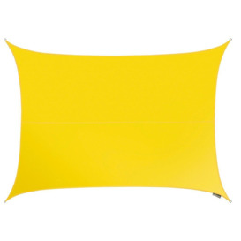 4m x 3m Waterproof Patio Sun Shade Sail Canopy 98% UV Block Free Rope - thumbnail 1