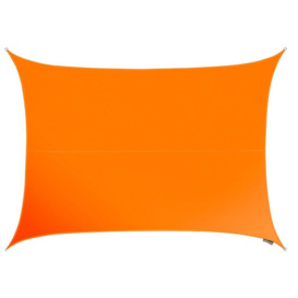 5m x 4m Waterproof Patio Sun Shade Sail Canopy 98% UV Block Free Rope - thumbnail 1