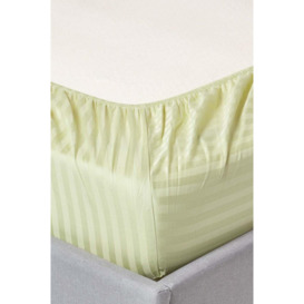 Egyptian Cotton Satin Stripe Fitted Sheet 12 inch 330 Thread Count - thumbnail 2