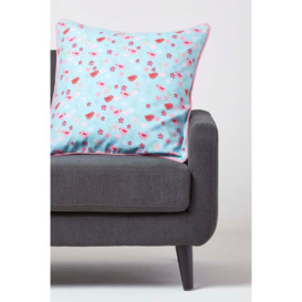 Cotton Birds and Flower Cushion Cover - thumbnail 2