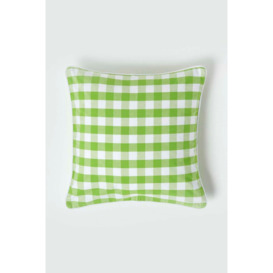 Block Check Cotton Gingham Cushion Cover