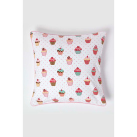 Cotton Cup Cakes Cushion Cover