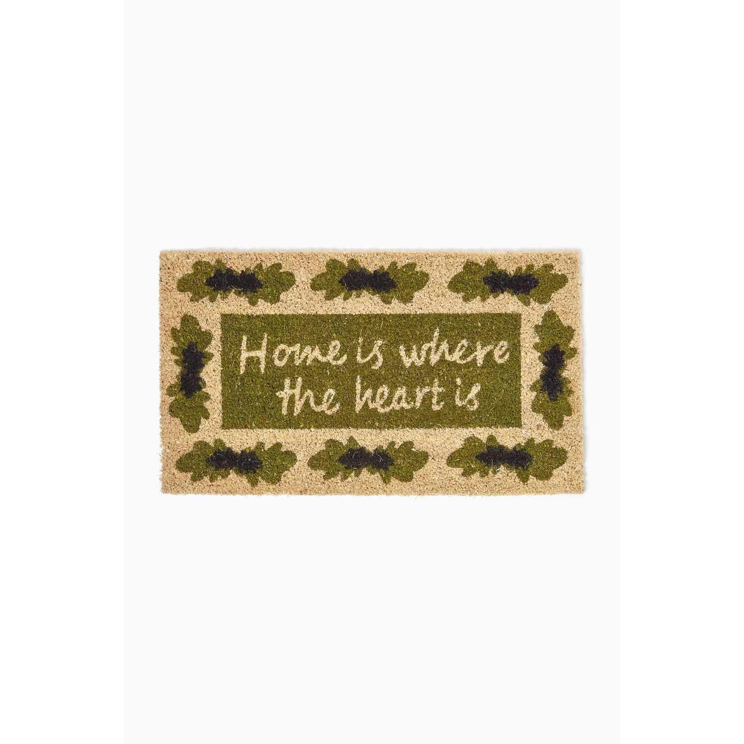 Home Is Where The Heart Is Coir Doormat - image 1