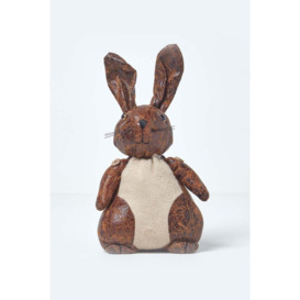 Faux Leather Animal Rabbit Door Stopper