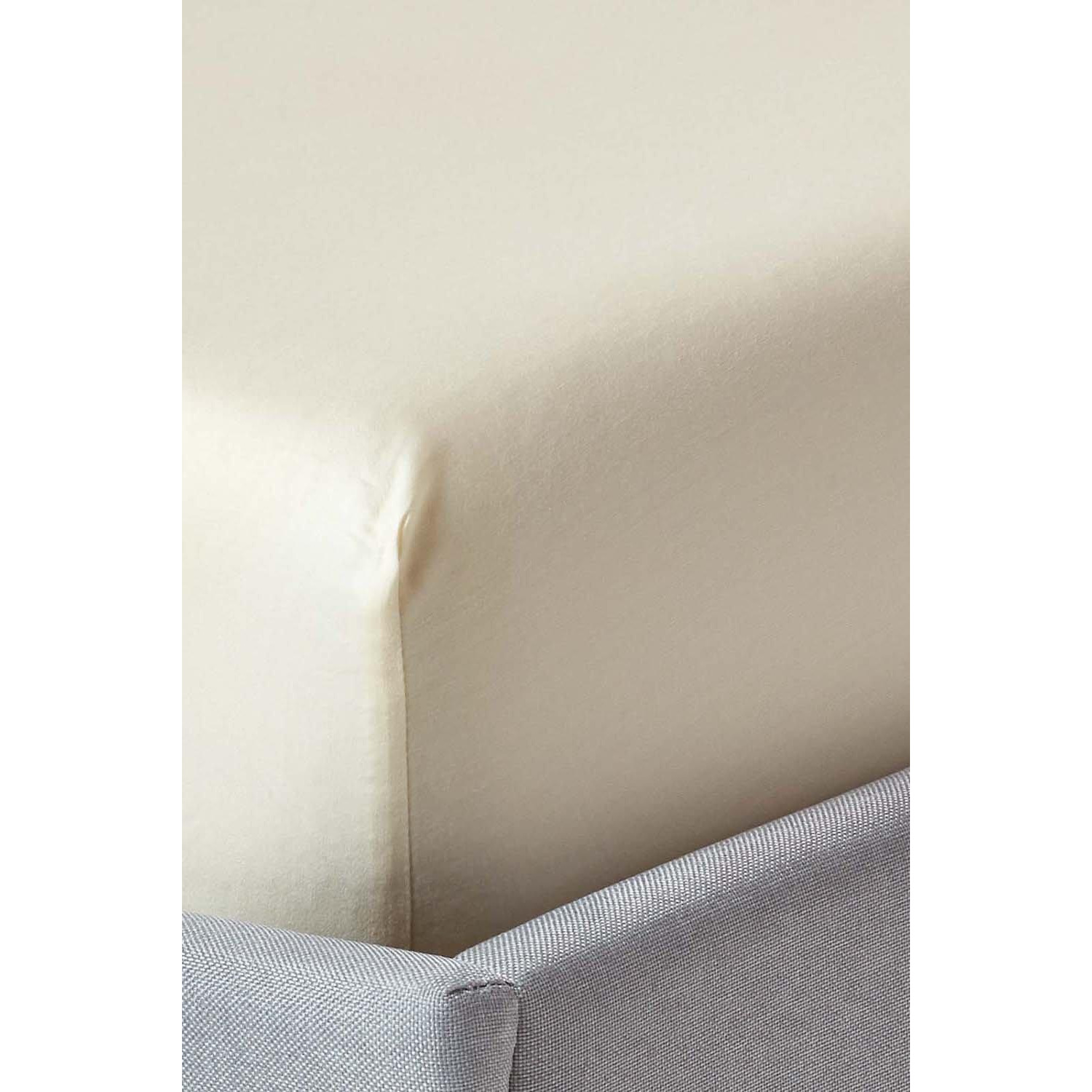 Organic Cotton Fitted Sheet 12 inch 400 Thread Count - image 1