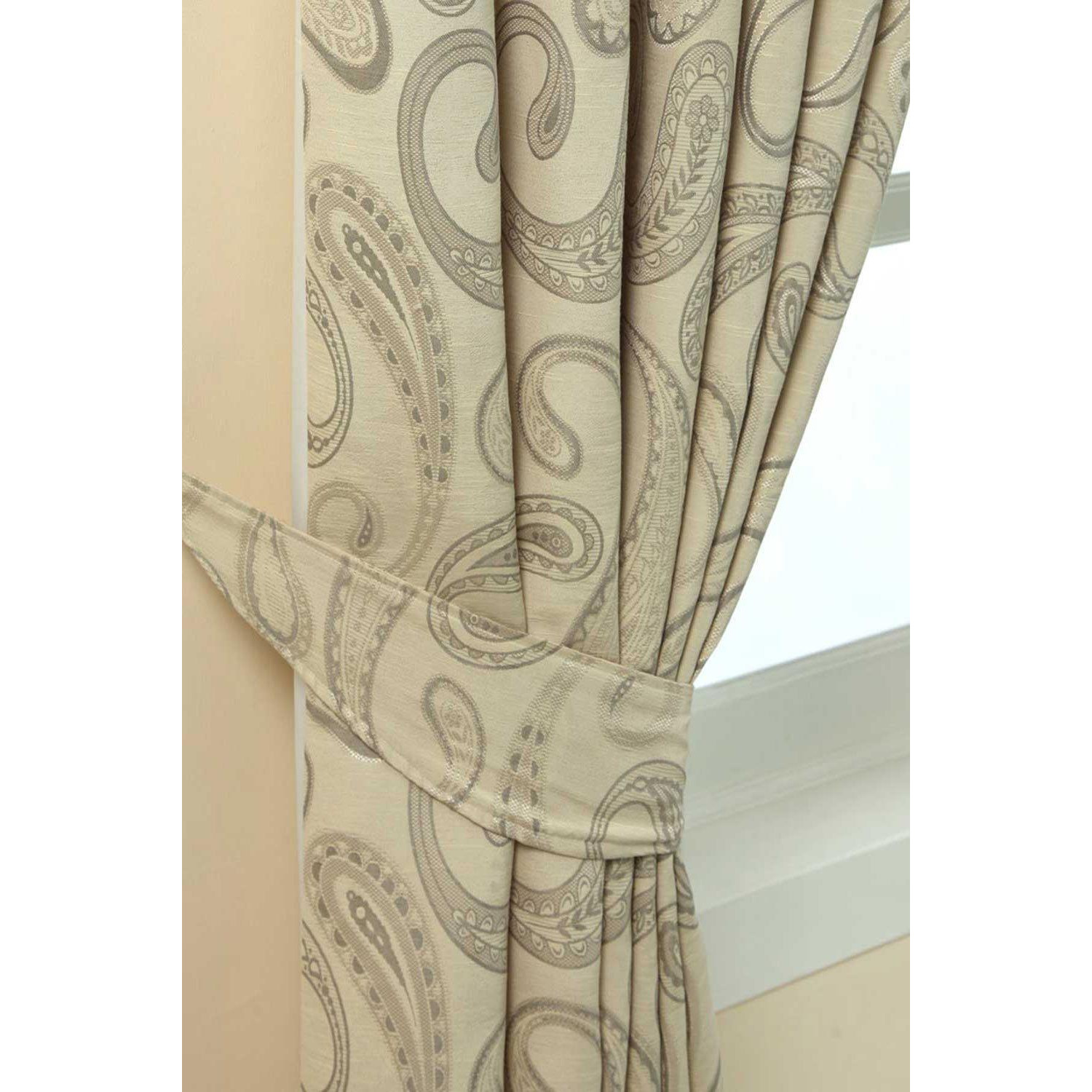 Paisley Jacquard Curtain Tie Back Pair - image 1