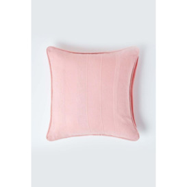 Cotton Rajput Ribbed Cushion Cover