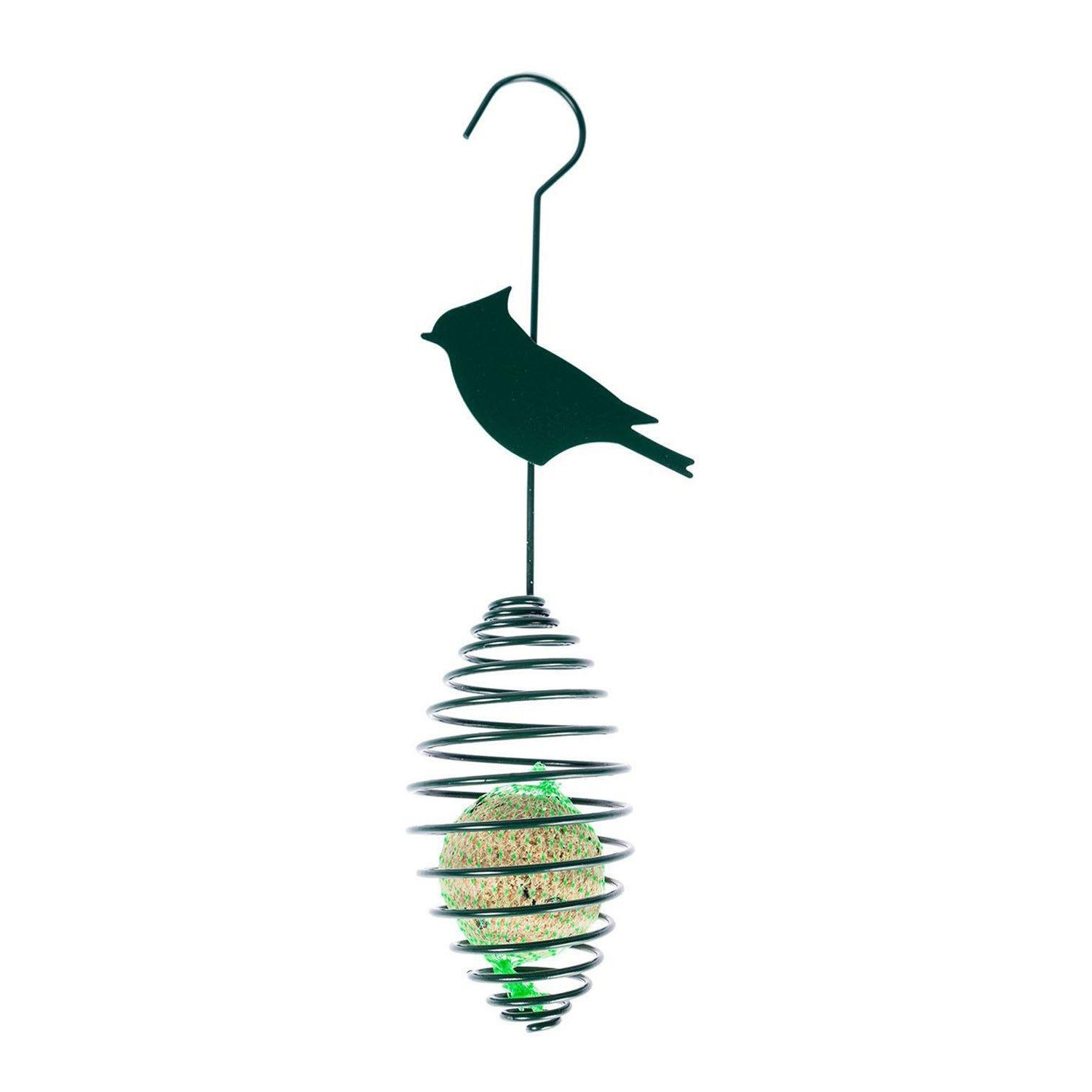 Metal Spring Bird Feeder with Bird Decoration, Chaffinch - image 1