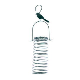 Metal Hanging Bird Feeder with Bird Decoration, Great Tit - thumbnail 1