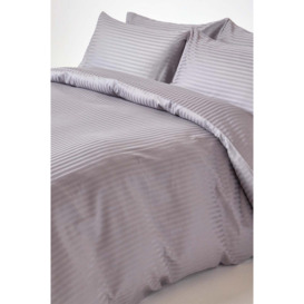 Egyptian Cotton Stripe Duvet Cover and Pillowcase 330 TC