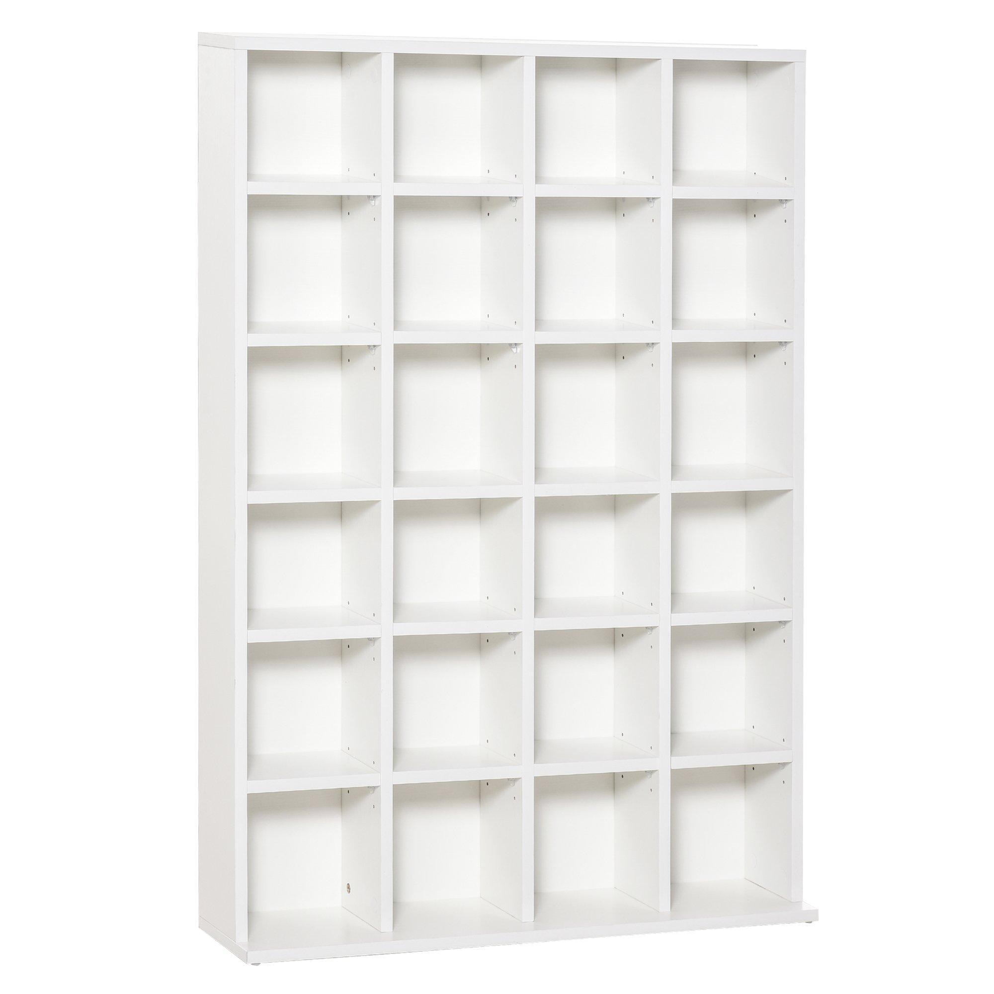 Media Storage Shelf Rack Unit Video Wood Bookcase - image 1