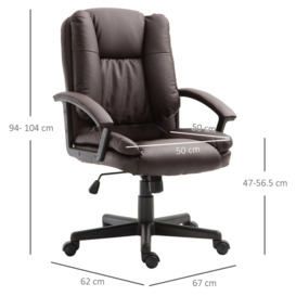 Modern Executive Office Chair Racing Swivel Height Adjustable - thumbnail 3