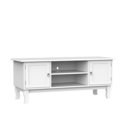 TV Stand High Gloss Unit Corner Table Storage Display Shelves