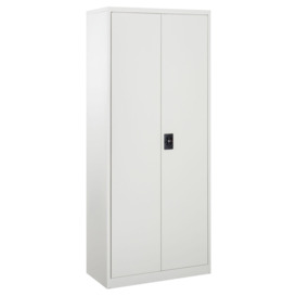 Filing Cabinet Storage Unit 2 Doors 5 Compartments Adjustable Shelf - thumbnail 1