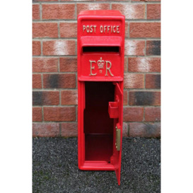 Red Royal Mail Post Box with Stand - thumbnail 3