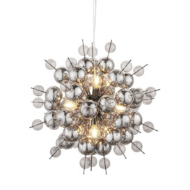 'PAVIA' Stylish Dimmable Indoor Modern 9 Light Glass Ceiling Pendant