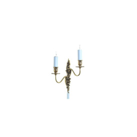 Dauphine Polished Brass Candle Wall Lamp