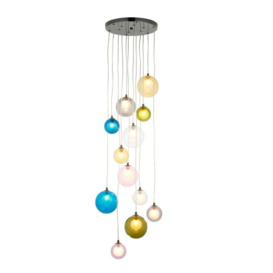 'CAGLIARI' Stylish Dimmable Indoor Modern 12 Light Ceiling Pendant