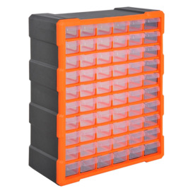60 Drawers Parts Organiser Wall Mount Storage Cabinet Nuts Bolts Tools