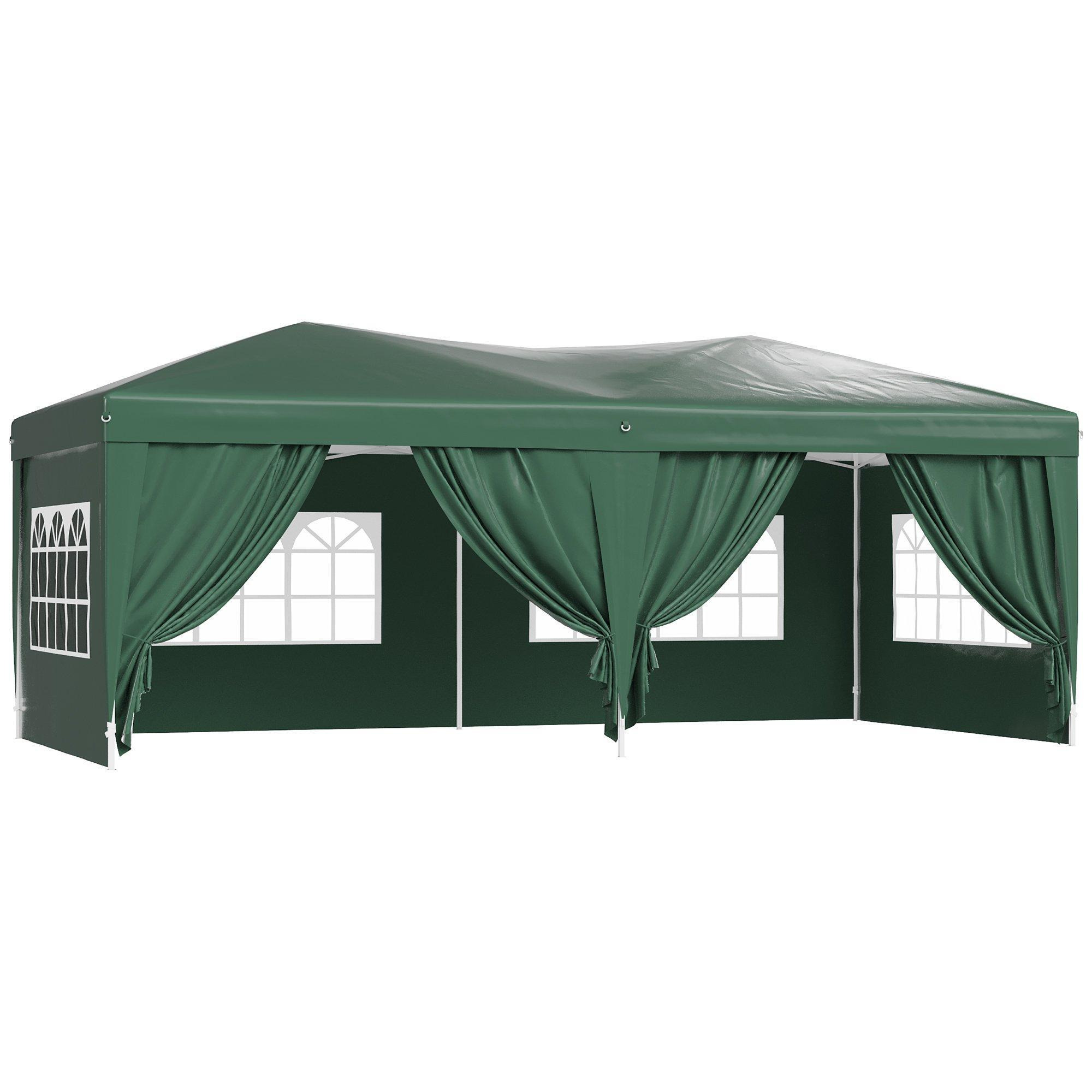 3 x 6m Pop Up Gazebo Height Adjustable Party Tentwith Storage Bag - image 1