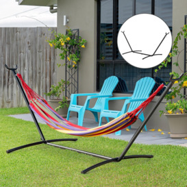 2.86m Metal Hammock Stand Frame Replacement Garden Outdoor Patio - thumbnail 2