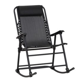 Folding Rocking Chair Outdoor Portable Zero Gravity Chair