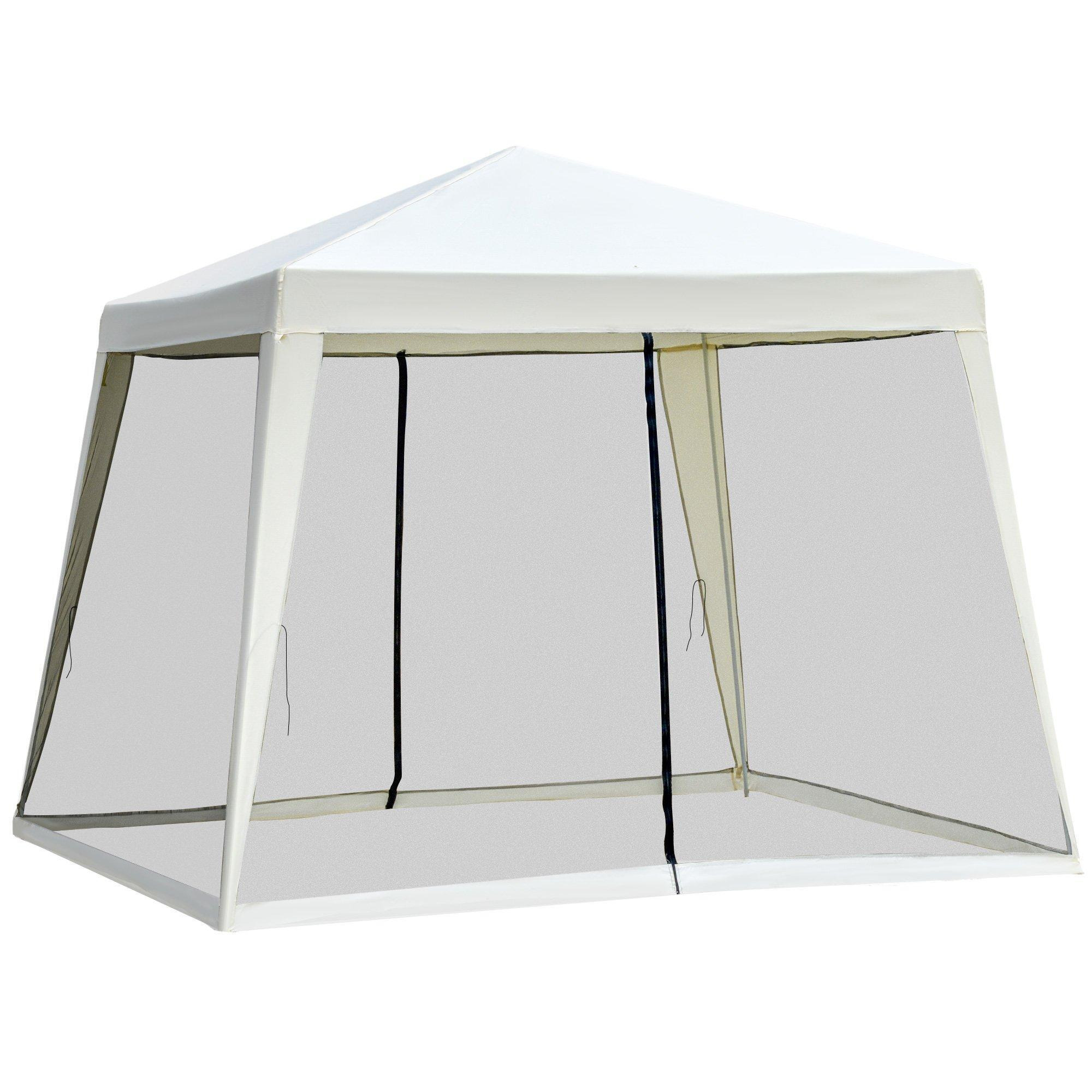 3x3m Outdoor Gazebo Canopy Tent Event Shelter with Mesh Screen Side - image 1