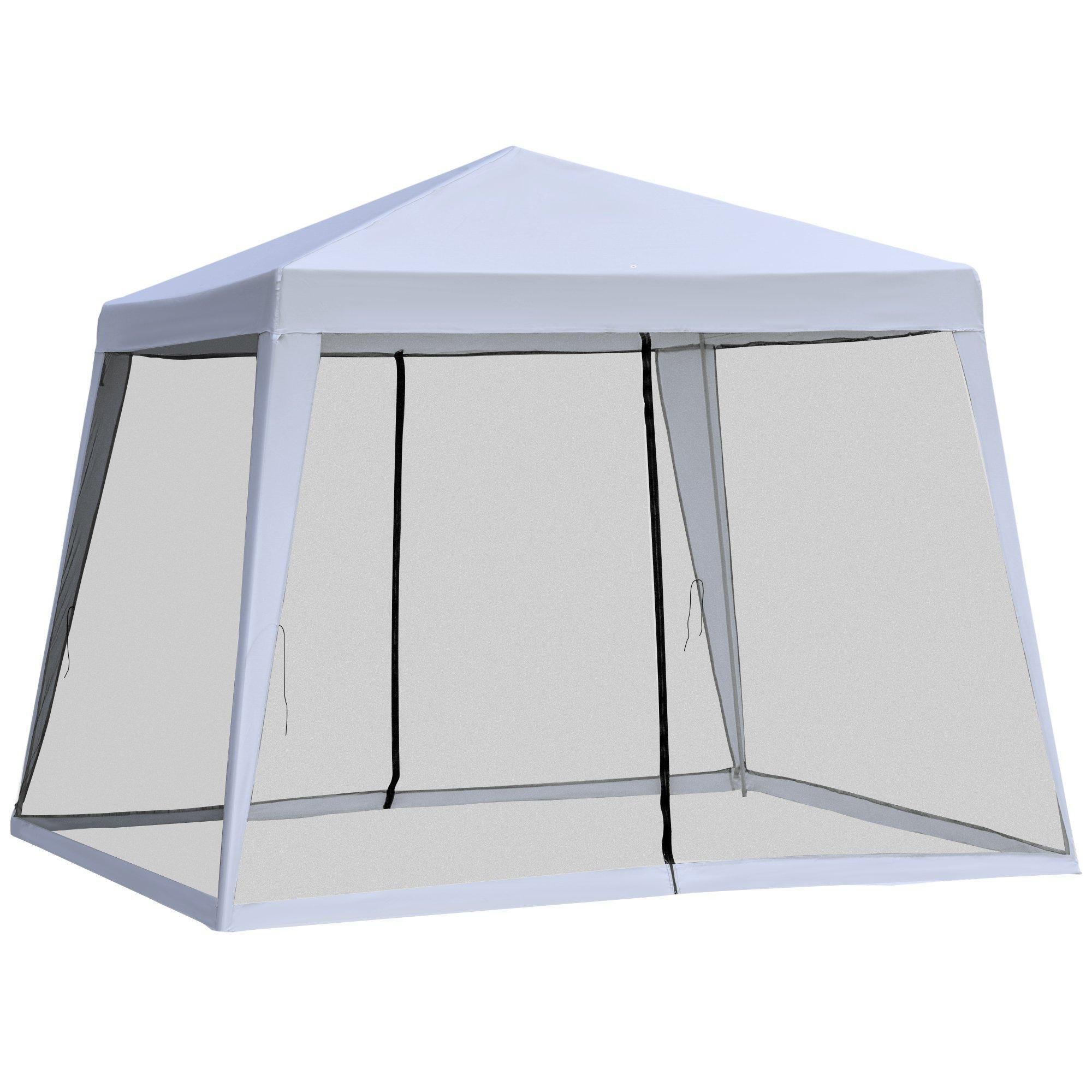 3x3m Outdoor Gazebo Canopy Tent Event Shelter with Mesh Screen Side - image 1