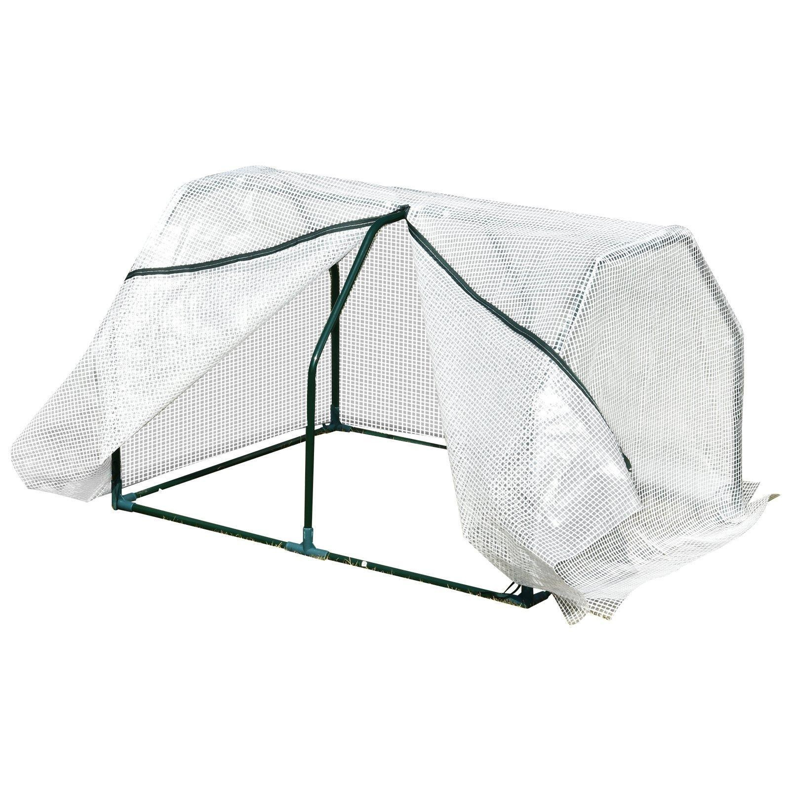 Mini  Greenhouse Grow House PVC Cover Steel Frame 99 x 71 x 60cm - image 1