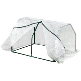 Mini  Greenhouse Grow House PVC Cover Steel Frame 99 x 71 x 60cm - thumbnail 1