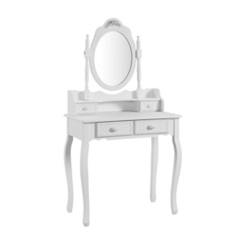 Casablanca Dressing Table and Mirror Set