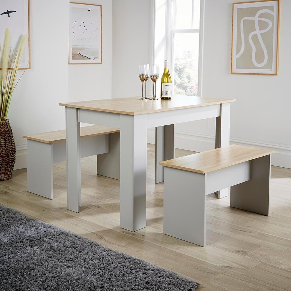 Camden Dining Table and Bench Set - image 1