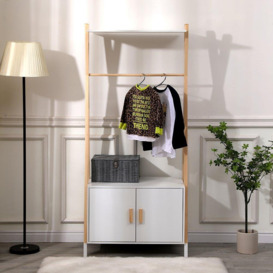 Tepee Style Hanging Clothes Rail and Storage Unit - thumbnail 2