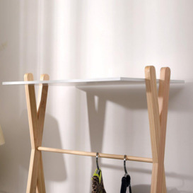 Tepee Style Hanging Clothes Rail and Storage Unit - thumbnail 3